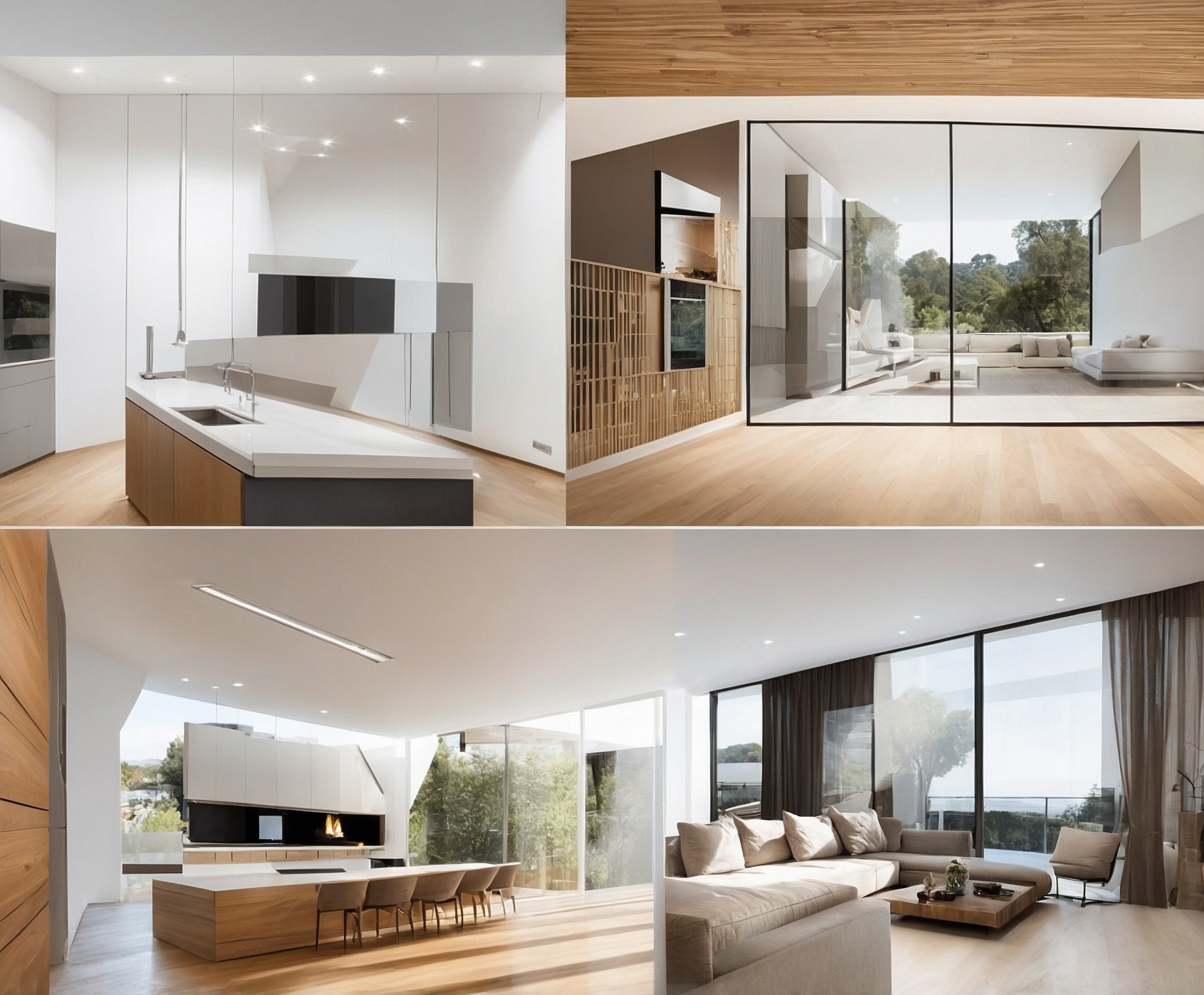 Casa moderna renovada con sistema domótico