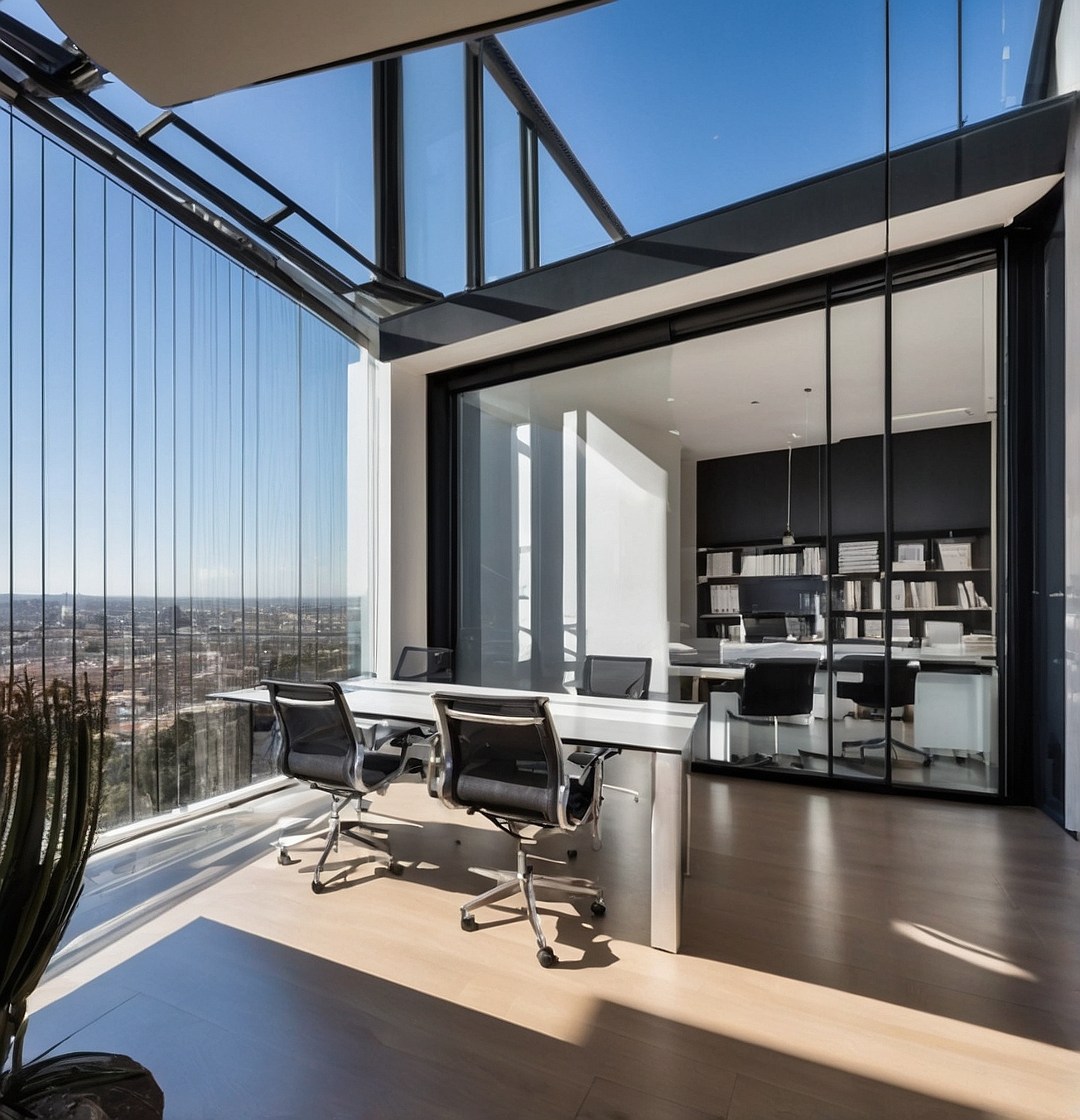 Villa moderna con domótica avanzada