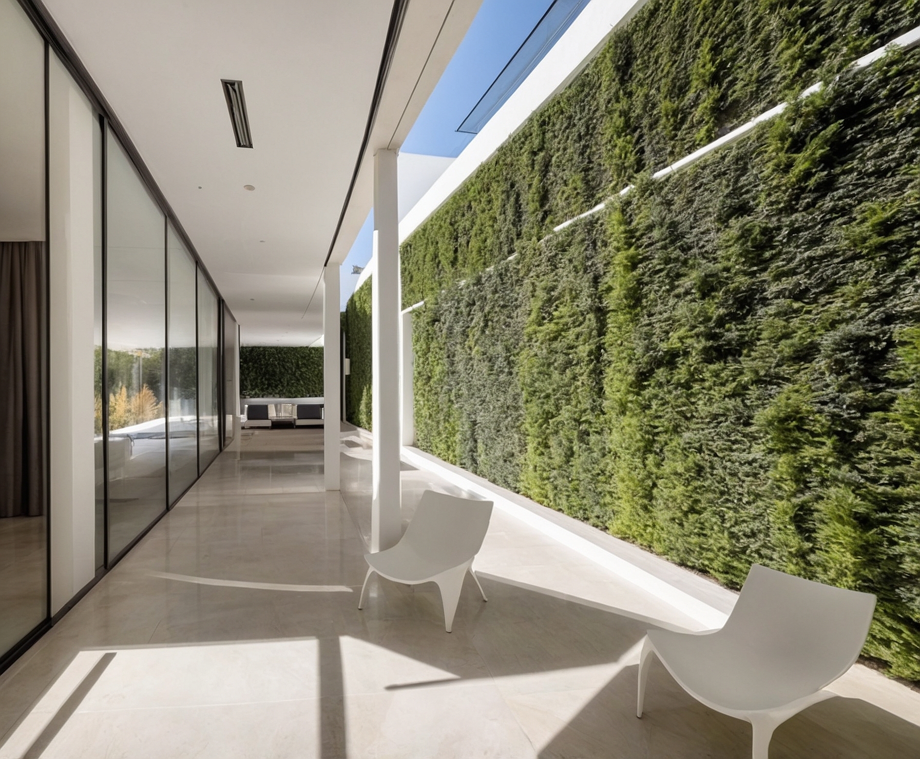 Innovadora vivienda sostenible en Madrid con domótica.